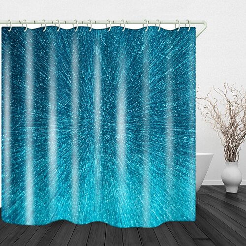 

Blue Sky Raindrops Digital Printing Shower Curtain Shower Curtains Hooks Modern Polyester New Design 70 Inch