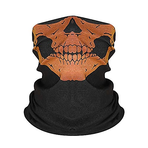 

Cycling Face Mask Cover Headwear Neck Gaiter Neck Tube Scarf Halloween UV Sun Protection Windproof Fast Dry Quick Dry Bike / Cycling American flag 108 Ghost head Winter for Men's Women's Motobike