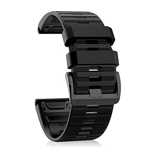 

Pulseira de Smartwatch para Garmin Fenix 7X / 6X / 5X / 3 Sapphire Fenix 6X Pro / 5X Plus / 3 HR Silicone Relógio inteligente Alça Ajustável Ajuste rápido Pulseira Esportiva Substituição Pulseira