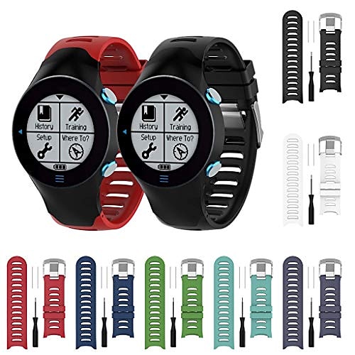 Silikon Armband Uhrenarmband Uhr Straps Für Garmin Forerunner 610 Ersatzband NLI 