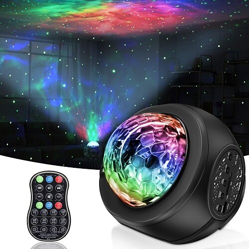 

Star Projector RegeMoudal Night Light Projector with LED Nebula Cloud Galaxy Starry Projector Light Build-in Bluetooth Stereo Music Speaker for Kids Adults Bedroom/Party/Birthday Gifts/Home Theatre