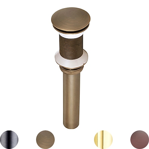 

Faucet Accessory,Superior Quality Antique Brass Pop-up Finish Brushed Water Drain Without Overflow