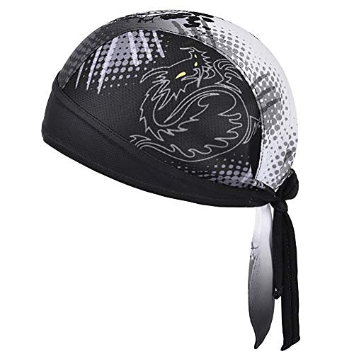 

vbiger bandana durag cycling cap under helmet skull cap adjustable cycling hat quick dry sports headwear for men and women