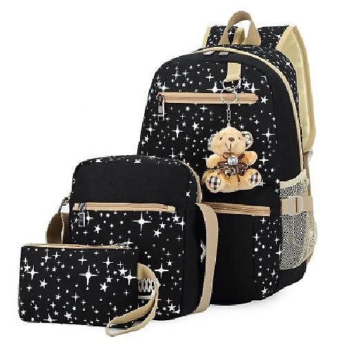 

girls school bag 3pcs for elementary, backpack/shoulder bag/handbag