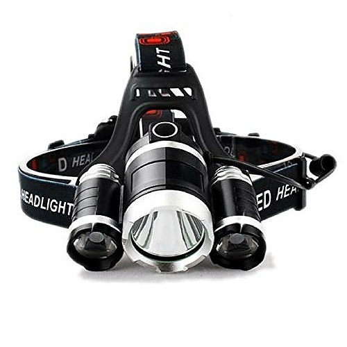 

T1 Headlamps Waterproof 150 lm LED LED 3 Emitters 4 Mode with Adapter Waterproof Camping / Hiking / Caving Everyday Use Cycling / Bike Black
