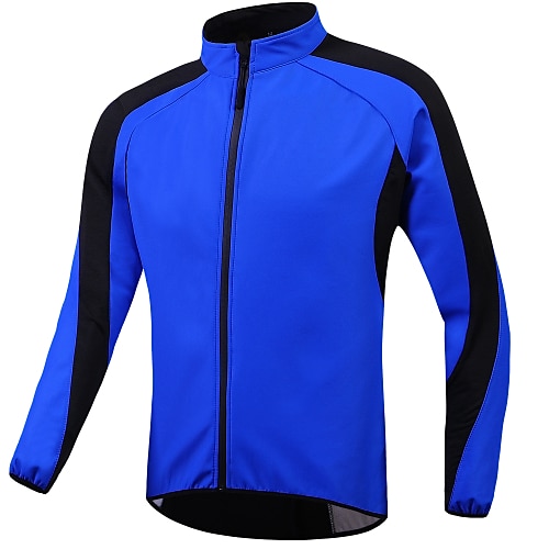 

Men's Cycling Jacket Winter Thermal Warm Windproof Fleece Lining Breathable Bike Jacket Windbreaker Mountain Bike MTB Road Bike Cycling City Bike Cycling Green Blue Bike Wear / Long Sleeve / Women's