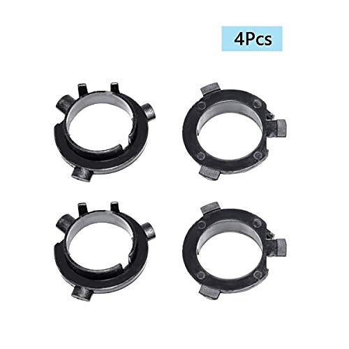 

4pcs h7 led headlight bulb retainers adapter holder socket fit for kia k3 k4 k5 sorento veloster coupe sonata new santafe