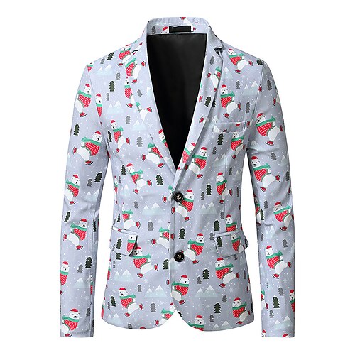 

Santa Claus Coat Cosplay Costume Masquerade Christmas Suits Men's Dailywear Christmas Christmas Carnival Masquerade Adults' Party Christmas Polyester Coat