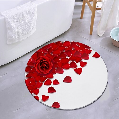 

Bathroom Bath Mats Creative Absorbent Bathroom Rug Coral Velve New Design