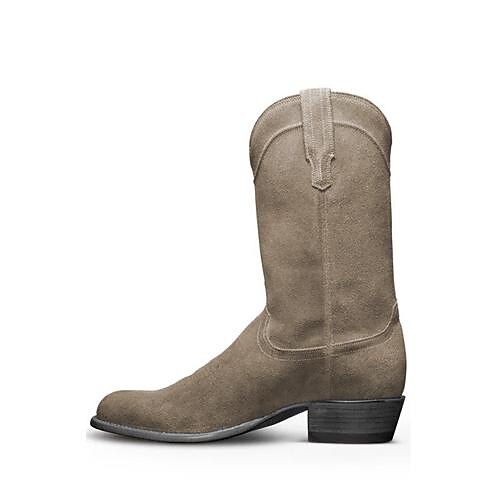 

Homens Botas Botas de cowboy caubói Botas de trabalho Casual Diário Couro Ecológico Respirável Manter Quente Não escorregar Botas Cano Médio Cáqui Cinzento Café Inverno