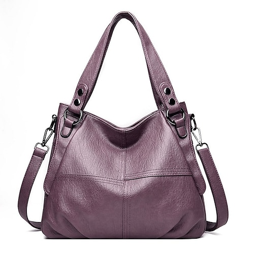

Women's Handbags Baguette Bag Top Handle Bag PU Leather Leather Zipper Daily Outdoor Green Blue Black Gray