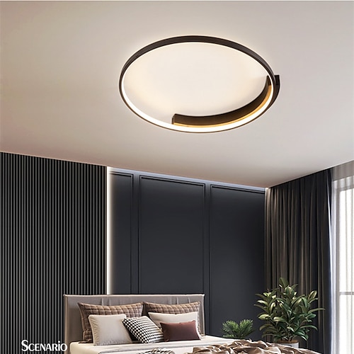 

40/50 cm Dimmable Geometric Shapes Flush Mount Lights Metal Acrylic Painted Finishes LED Modern 110-120V 220-240V / CE Certified