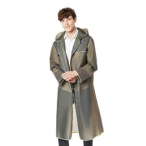 

Men's Women's Rain Poncho Waterproof Hiking Jacket Rain Jacket Summer Outdoor Waterproof Windproof Quick Dry Lightweight Raincoat Poncho Top Fishing Climbing Running Gray (Bedded) SF Free Shipping