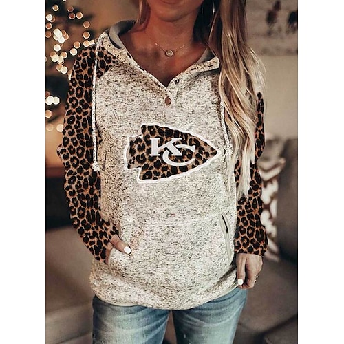 

Mulheres Plus Size Estampado Letra Blusa Tamanho grande Decote Redondo Manga Longa Blusas Tamanho grande / Tamanhos Grandes