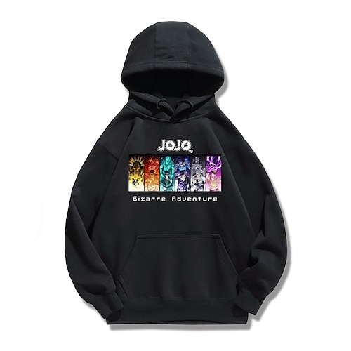 

L'aventure bizarre de JoJo JOJO Costume de Cosplay Sweat à capuche Rentrée scolaire Imprimés Photos Imprimé Sweat à capuche Pour Homme Femme Adulte Mélangé polyester / coton