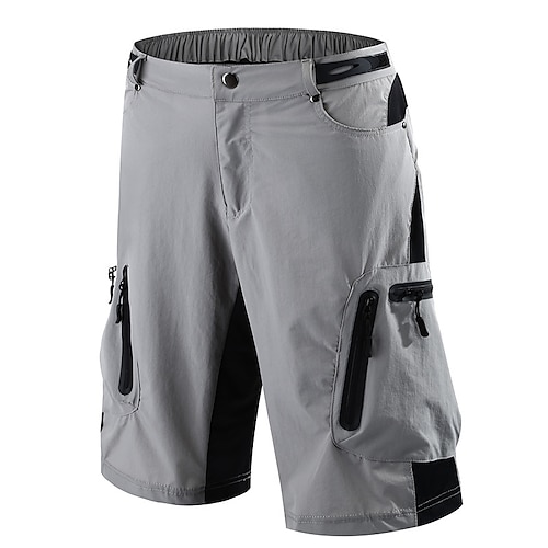 

Men's Bike Shorts Cycling MTB Shorts Bike Shorts Pants Sports Quick Dry Waterproof Zipper Wearable ArmyGreen Black Clothing Apparel Bike Wear