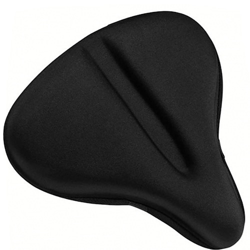 

Gel Bike Seat Cover Exercise Bike Seat Cushion Cover Pad- Extra Soft Gel Bicycle Seat for Woman and Man- Bike Saddle Cushion with Water&Dust Resistant Cover