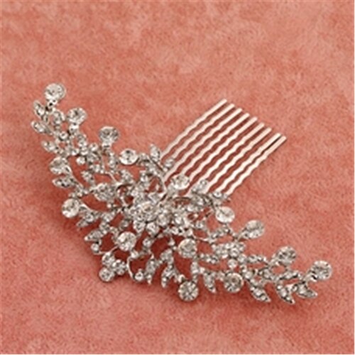 

Rhinestone / Alloy Hair Combs / Headpiece with Rhinestone 1 PC Wedding Headpiece