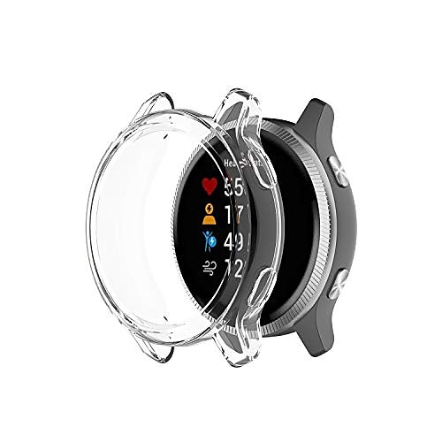 

tencloud cases compatible with garmin venu protector protective case cover soft tpu bumper shell watch accessories for garmin venu smartwatch (clear)
