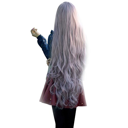 

Cosplay Long Wig Curly Fancy Dress Wig for Cosplay Costume Party Halloween Carnival b