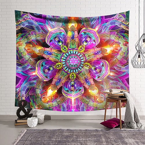 

Mandala Bohemian Wall Tapestry Art Decor Blanket Curtain Hanging Home Bedroom Living Room Decoration Polyester Hippie Indian Psychedelic Abstract