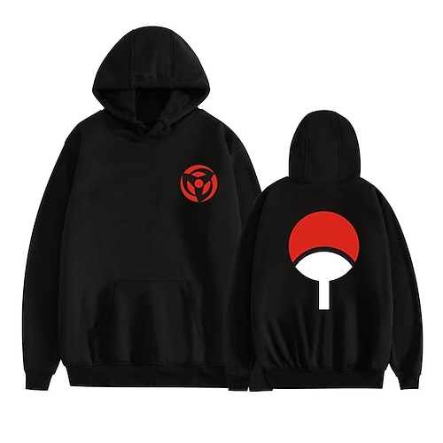 

Naruto Itachi Uchiha Cosplay Kostüm Kapuzenshirt Anime Grafik-Drucke Print Harajuku Grafik Kapuzenshirt Für Herren Damen Erwachsene Polyester / Baumwollmischung