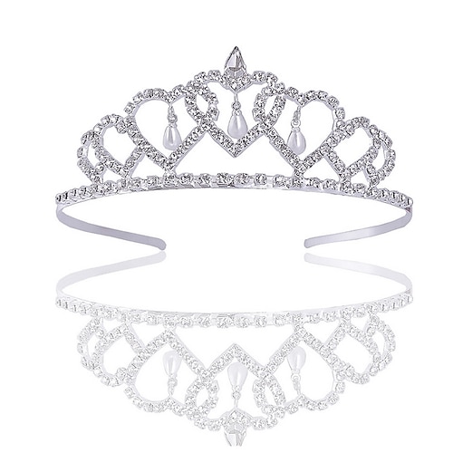 

Crystal / Alloy Crown Tiaras with Crystal / Rhinestone 1 PC Wedding / Special Occasion Headpiece