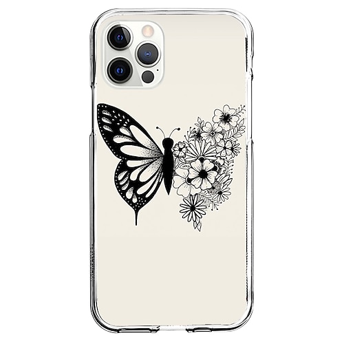 

Butterfly Fashion Phone Case For Apple iPhone 14 Pro Max 13 12 11 Pro Max Mini X XR XS 8 7 Plus Unique Design Protective Case Shockproof Back Cover TPU