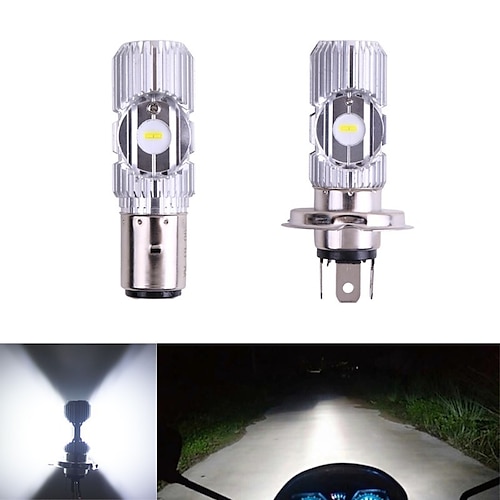 

H4 BA20D LED Motorcycle Headlight Bulb Hi/Lo Beam Bulb White 6000k CSP Chips LED Car Headlight H4 Headlamp 1:1 Design