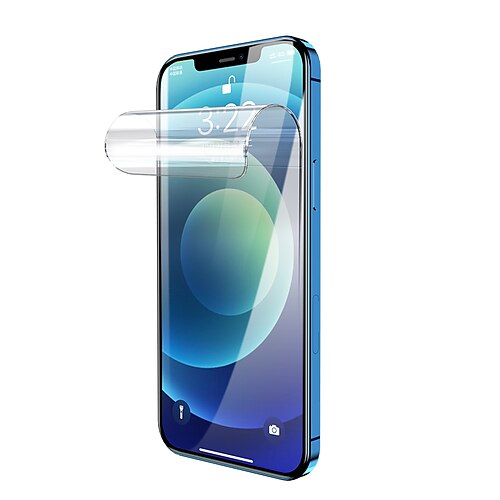 

[2PCS] Curved Hydrogel Film Screen Protector For iPhone 13 12 Pro Max mini 11 Pro Max XR X XS Max 8 7 Plus High Definition Scratch Proof