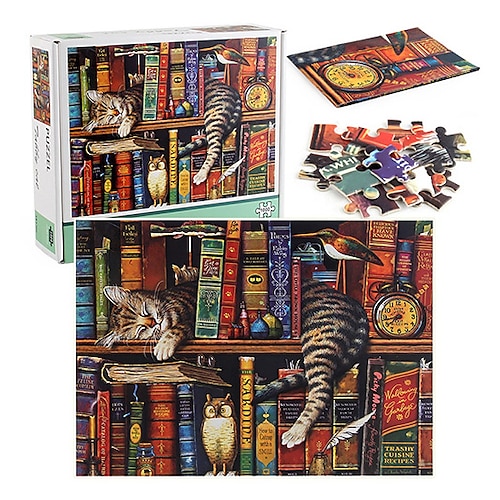 

10000 pcs Cat Jigsaw Puzzle Decompression Toys Paper CatAdults' Toy Gift