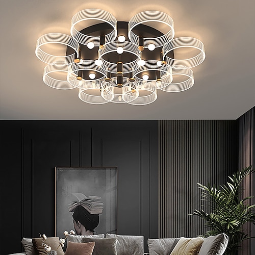 

3-Light 5-Light 7-Light 50 cm Line Design Flush Mount Lights Metal Stylish LED Nordic Style 110-120V 220-240V / CE Certified