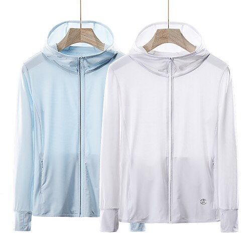 

Men's Waterproof Hiking Jacket UPF 50 UV Sun Protection Zip Up Hoodie Long Sleeve Fishing Running Hiking Jacket Windbreaker Summer Outdoor Packable Lightweight Breathable Top Climbing