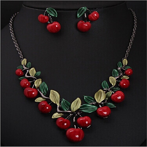 

1 set Jewelry Set For Women's Resin Anniversary Party Evening Gift Alloy Geometrical Flower