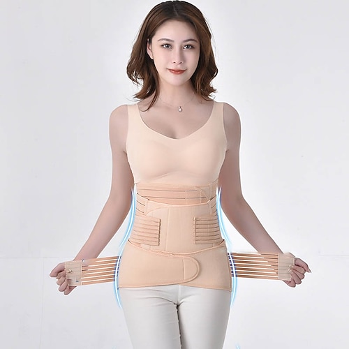 

Postpartum Tummy Tuck Belt Set For Large Girdle For Pregnant Women Crescent Pelvis Belt Breathable Binding Belt Shapewear