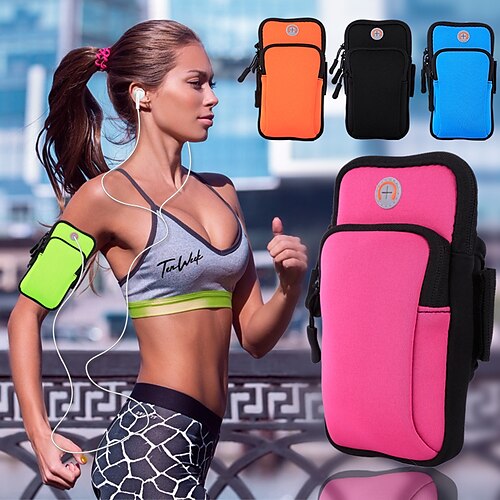 

bolsa de braço para telefone de corrida bolsa para celular feminina armazenamento de esportes de equipamentos de fitness de pulso masculino