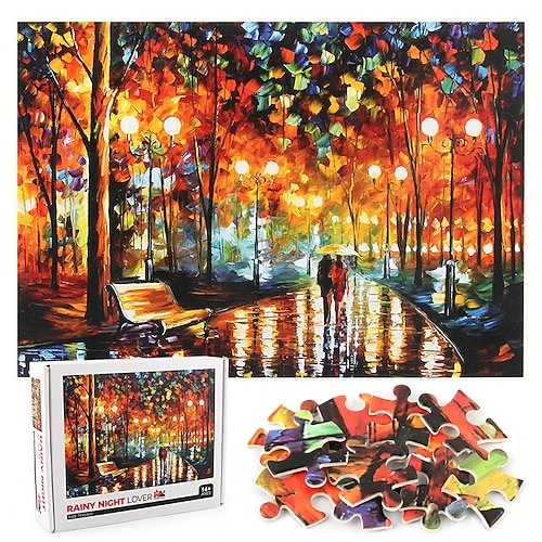 

1 pcs Jigsaw Puzzle Educational Toy Adorable Decompression Toys Parent-Teenager Interaction Glow in the Dark Characters Festive Adults' Toy Gift