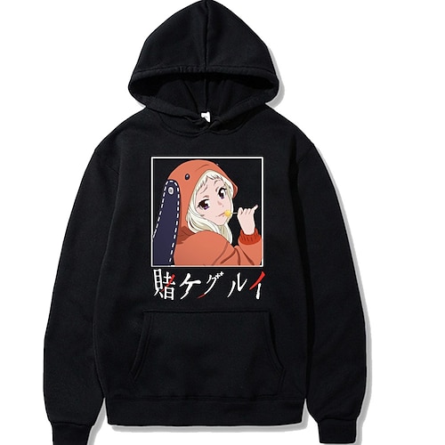 

Inspired by Kakegurui / Compulsive Gambler Yomoduki Runa Cosplay Costume Hoodie Cartoon Harajuku Graphic Kawaii Hoodie For Men's Women's Adults' Polyester / Cotton Blend