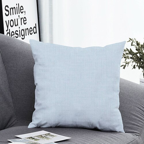 

1 pcs Polyester Pillow Cover & Insert Simple Classic Square Zipper Polyester Traditional Classic