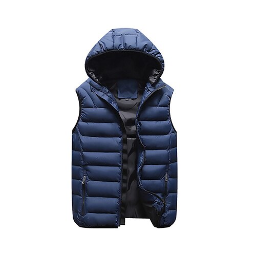 

Men's Women's Hiking Vest Quilted Puffer Vest Down Vest Winter Jacket Trench Coat Top Outdoor Thermal Warm Packable Lightweight Breathable Autumn / Fall Winter Solid Color Yellow Black Red Skiing