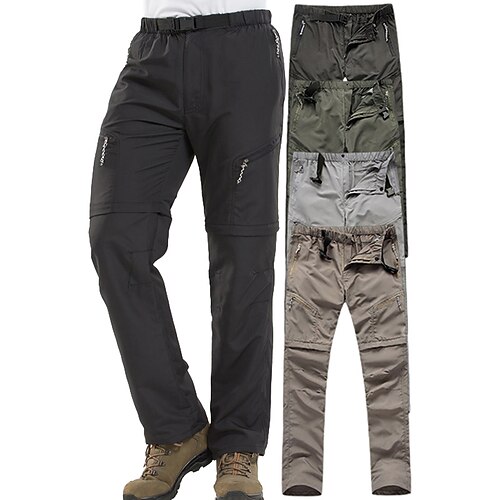 Men's Hiking Pants Trousers Convertible 