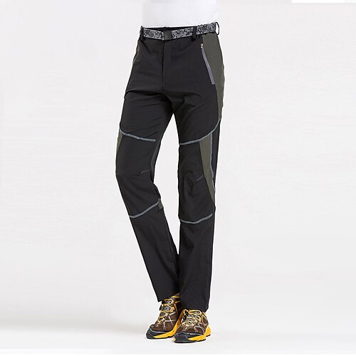 

Men's Hiking Pants Trousers Patchwork Summer Outdoor Waterproof Comfort Breathable Quick Dry Bottoms Black Green Hunting Fishing Climbing S M L XL XXL / Wear Resistance