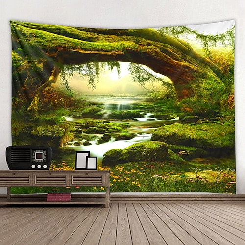 

Wall Tapestry Art Decor Blanket Curtain Hanging Home Bedroom Living Room Decoration and Modern and Forest and Landscape