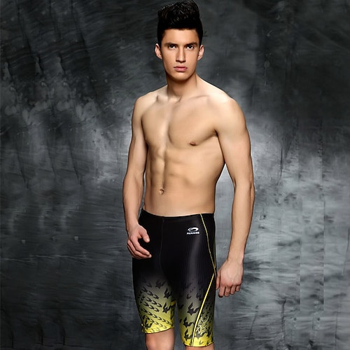 

Men's Swim Shorts Board Shorts Swimming Surfing Water Sports Painting Swimwear Ultra Light (UL) Breathable Quick Dry Chinlon Elastane Beach Wear / Summer