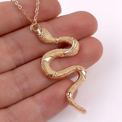 

1 pc Collane con ciondolo For Per donna Regalo Giornaliero Lega Classico Serpente