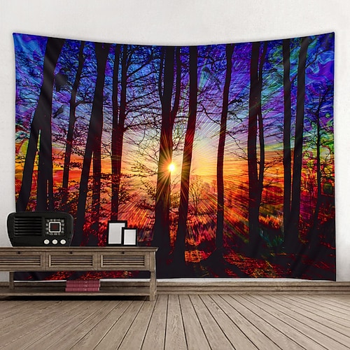 

Wall Tapestry Art Decor Blanket Curtain Hanging Home Bedroom Living Room Decoration and Psychedelic and Abstract and Landscape