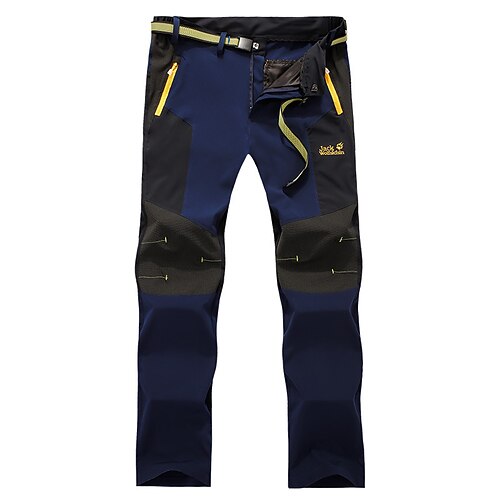 

Men's Hiking Pants Trousers Patchwork Summer Outdoor Windproof Quick Dry Zipper Pocket Breathable Bottoms Dark Gray Khaki Royal Blue Hunting Fishing Climbing L XL XXL XXXL 4XL / Wear Resistance
