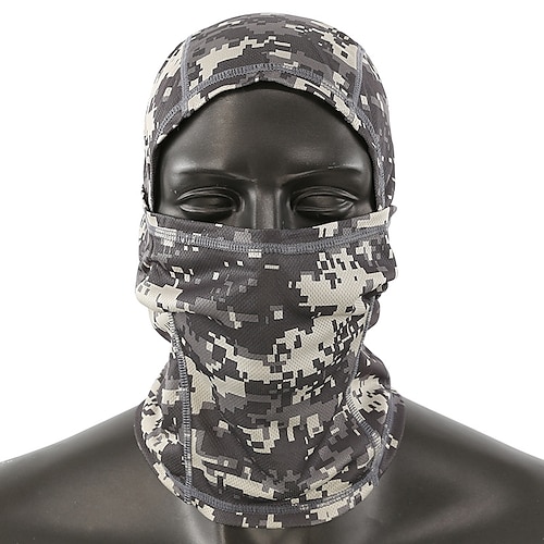 

Men's Cycling Face Mask Cover Balaclava Cap Hunting Hat Outdoor UV Sun Protection Windproof Quick Dry Breathable Hunting Ski / Snowboard Fishing CP camouflage ACU camouflage Black python pattern