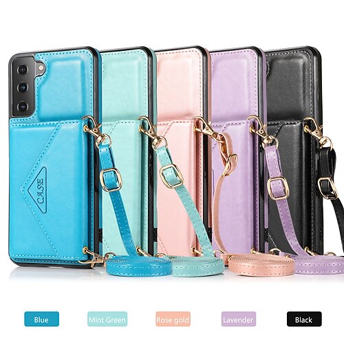 

Phone Case For Samsung Back Cover S22 S21 S20 Plus Ultra A72 A52 A42 A32 Note 20 Ultra Shockproof Dustproof Magnetic Solid Colored PU Leather TPU