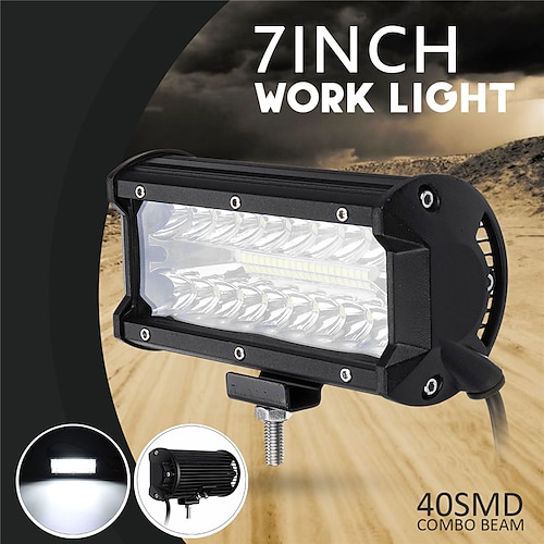 

7'' Inch 40000LM 500W Car LED Work Headlights Combo Driving Fog Lamp For Off-road Truck Boat ATV